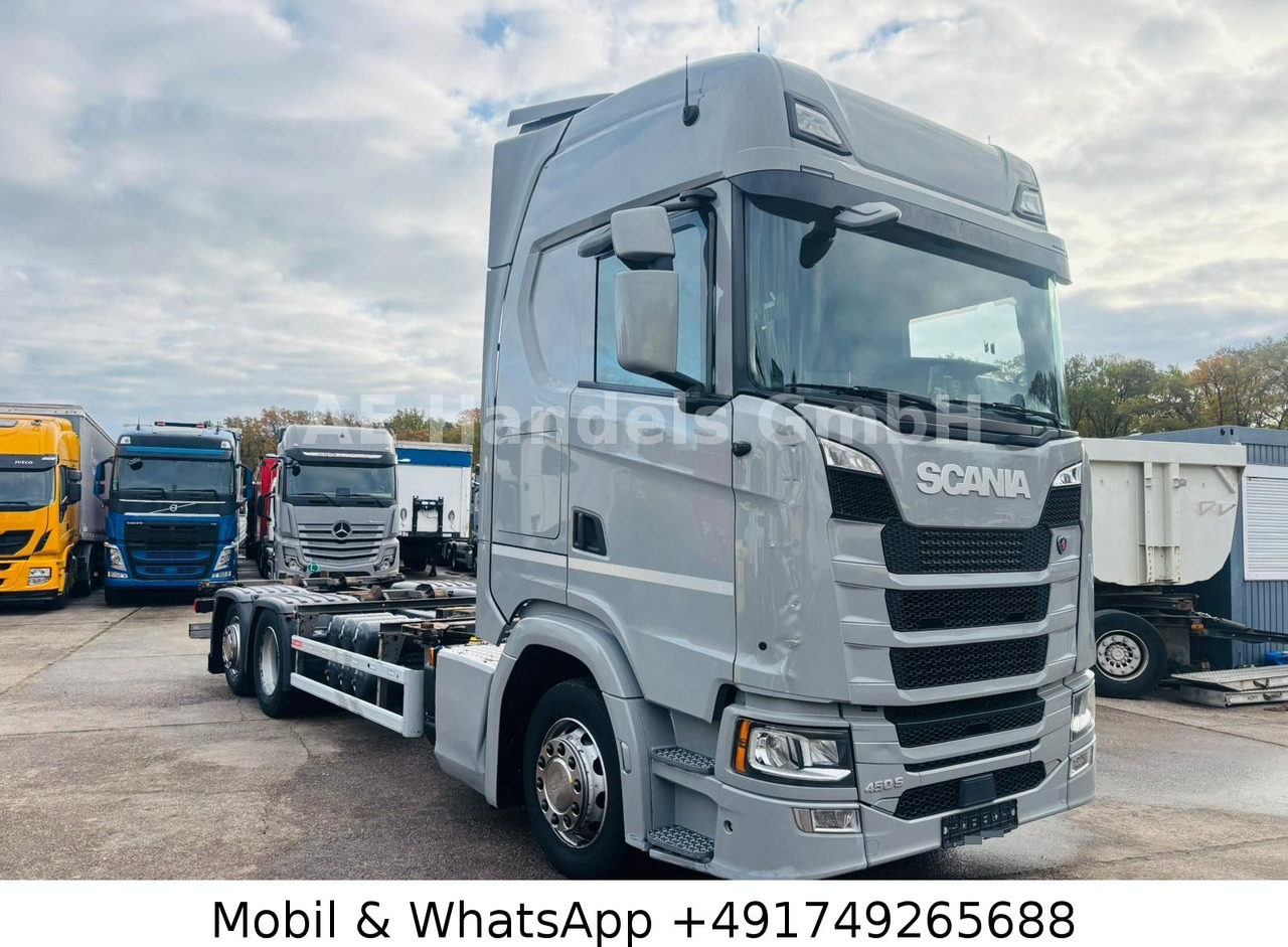 Scania S450 HighLine BDF *Retarder/Lenk+Lift/Multi/ACC - Container transporter/ Swap body truck: picture 1 Scania S450 HighLine BDF *Retarder/Lenk+Lift/Multi/ACC - Container transporter/ Swap body truck: picture 1