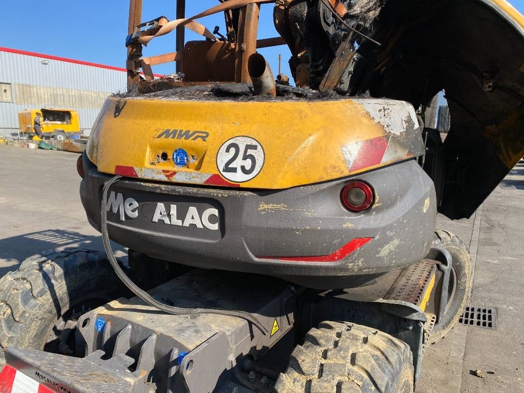 Wheel excavator Mecalac 7 MWR Origine Française endommagée: picture 28