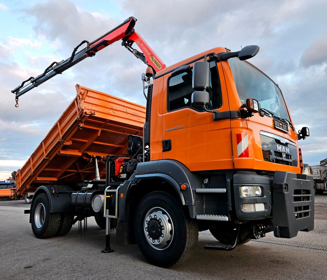 MAN TGM 18.340 4x4 Palfinger PK12001 EH Kran Euro5 - Tipper, Crane truck: picture 3 MAN TGM 18.340 4x4 Palfinger PK12001 EH Kran Euro5 - Tipper, Crane truck: picture 3