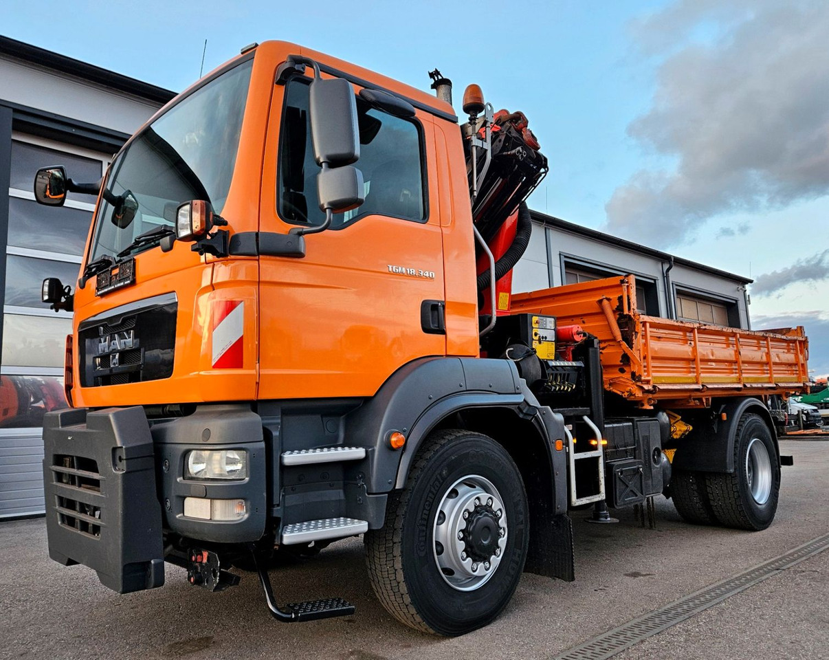 MAN TGM 18.340 4x4 Palfinger PK12001 EH Kran Euro5 - Tipper, Crane truck: picture 4 MAN TGM 18.340 4x4 Palfinger PK12001 EH Kran Euro5 - Tipper, Crane truck: picture 4