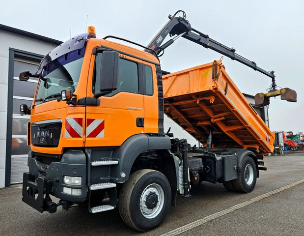 MAN TGS 18.320 4x4 BL HIAB 099-BS3 Funk Kran Euro5 - Tipper, Crane truck: picture 2 MAN TGS 18.320 4x4 BL HIAB 099-BS3 Funk Kran Euro5 - Tipper, Crane truck: picture 2