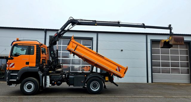 MAN TGS 18.320 4x4 BL HIAB 099-BS3 Funk Kran Euro5 - Tipper, Crane truck: picture 3 MAN TGS 18.320 4x4 BL HIAB 099-BS3 Funk Kran Euro5 - Tipper, Crane truck: picture 3