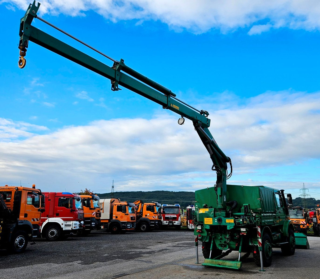 Unimog U2150 Doka HIAB 105 Kran Winde Frontlader - Truck, Crane truck: picture 4 Unimog U2150 Doka HIAB 105 Kran Winde Frontlader - Truck, Crane truck: picture 4