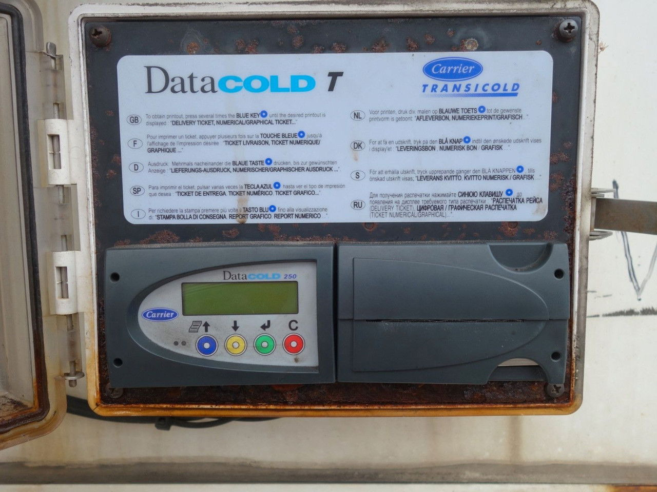 Refrigerator semi-trailer Schmitz Cargobull SKO 24/L mir Carrier 1300, SAF Achsen, Liftachse: picture 9