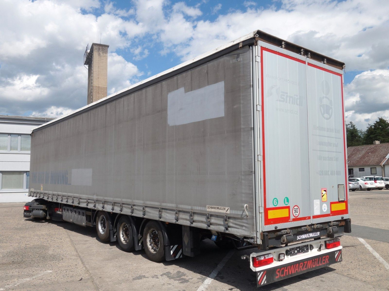 Curtainsider semi-trailer Schwarzmüller SPA 3/E  MEGA, Liftachse, SAF Achsen: picture 6