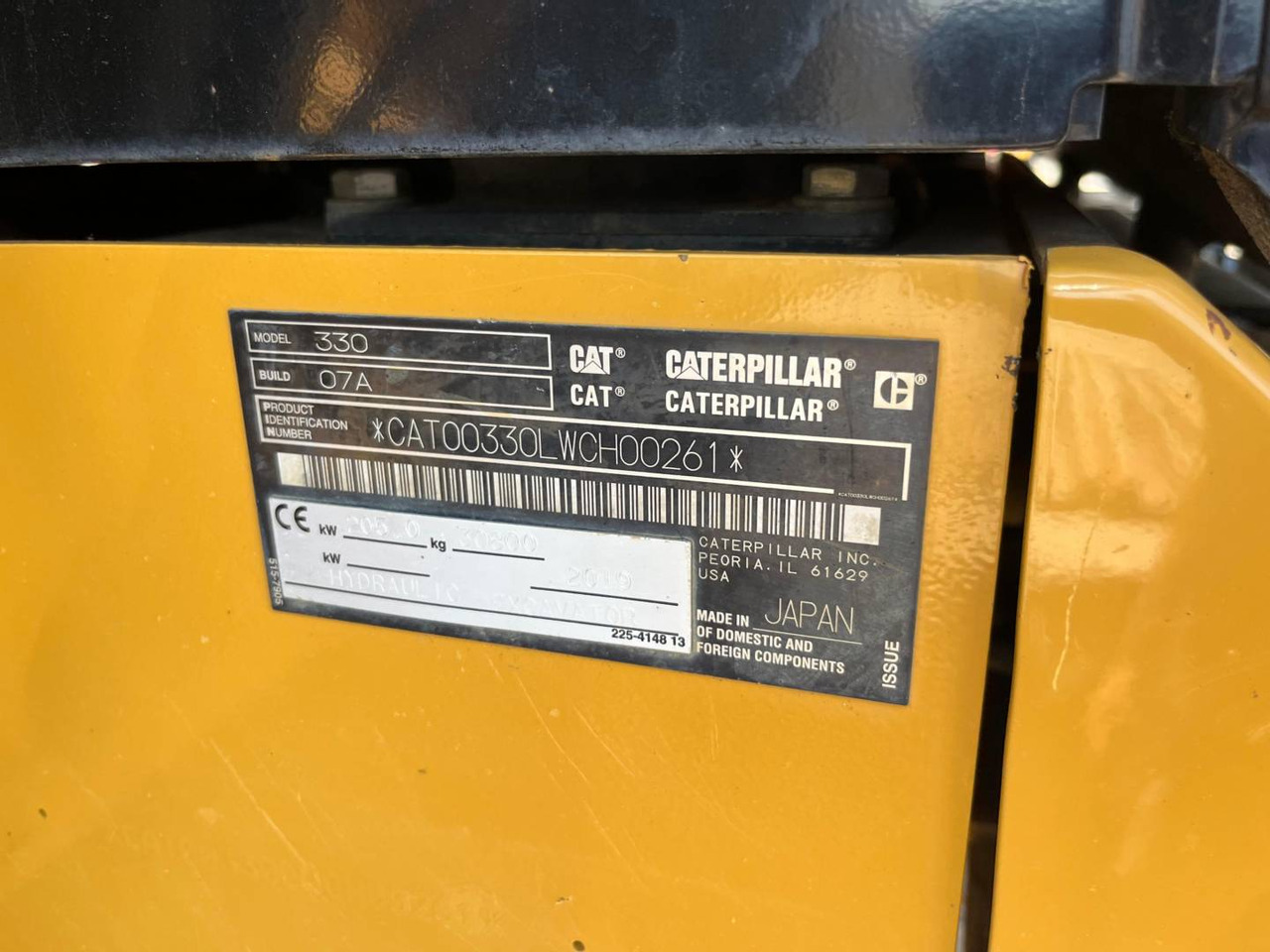 CAT 330-07 - Crawler excavator: picture 5 CAT 330-07 - Crawler excavator: picture 5