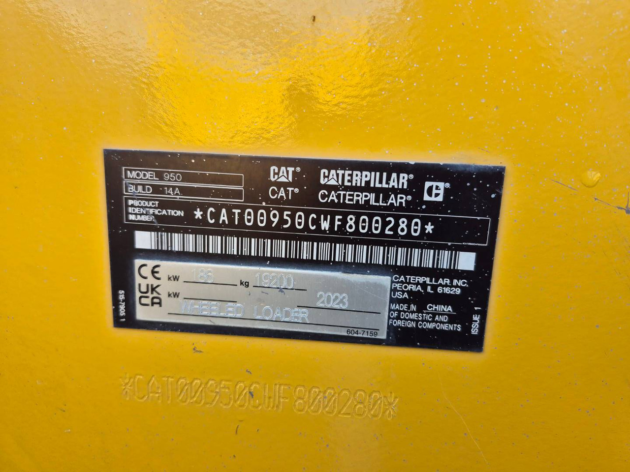 Wheel loader CAT 950: picture 6