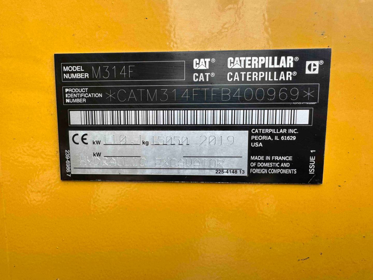 CAT M314F - Wheel excavator: picture 5 CAT M314F - Wheel excavator: picture 5