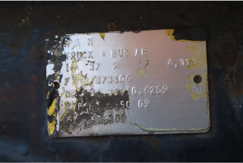 MAN HY-1350-09 37/9 - Rear axle for Truck: picture 4 MAN HY-1350-09 37/9 - Rear axle for Truck: picture 4