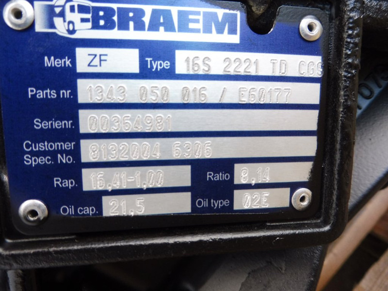 ZF 16S2221TD+IT - Gearbox for Truck: picture 5 ZF 16S2221TD+IT - Gearbox for Truck: picture 5