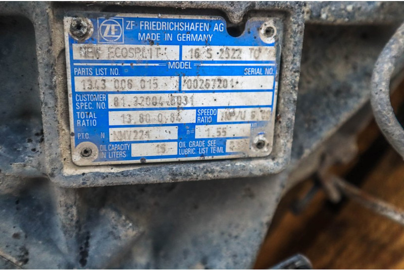 ZF 16S25220OD+NMV221 81.32004-6031 - Gearbox for Truck: picture 5 ZF 16S25220OD+NMV221 81.32004-6031 - Gearbox for Truck: picture 5