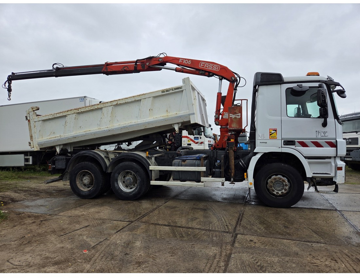 MERCEDESA CTROS 3341 6X4 TIPPER CRANE FASSI F105 - Tipper, Crane truck: picture 5 MERCEDESA CTROS 3341 6X4 TIPPER CRANE FASSI F105 - Tipper, Crane truck: picture 5