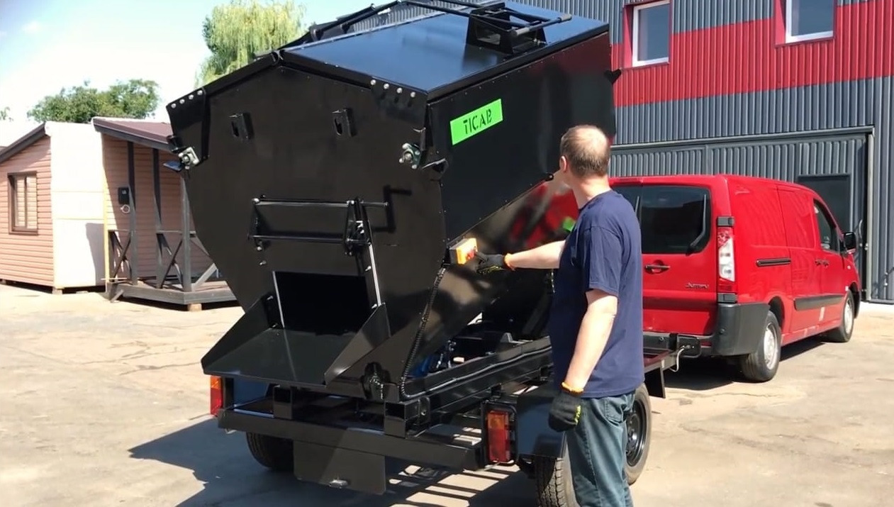 New Asphalt machine TICAB Asphalt Hot Box  from the Manufacturer for 2,8 t,  termiskais bunkurs asfaltam HB-2: picture 8