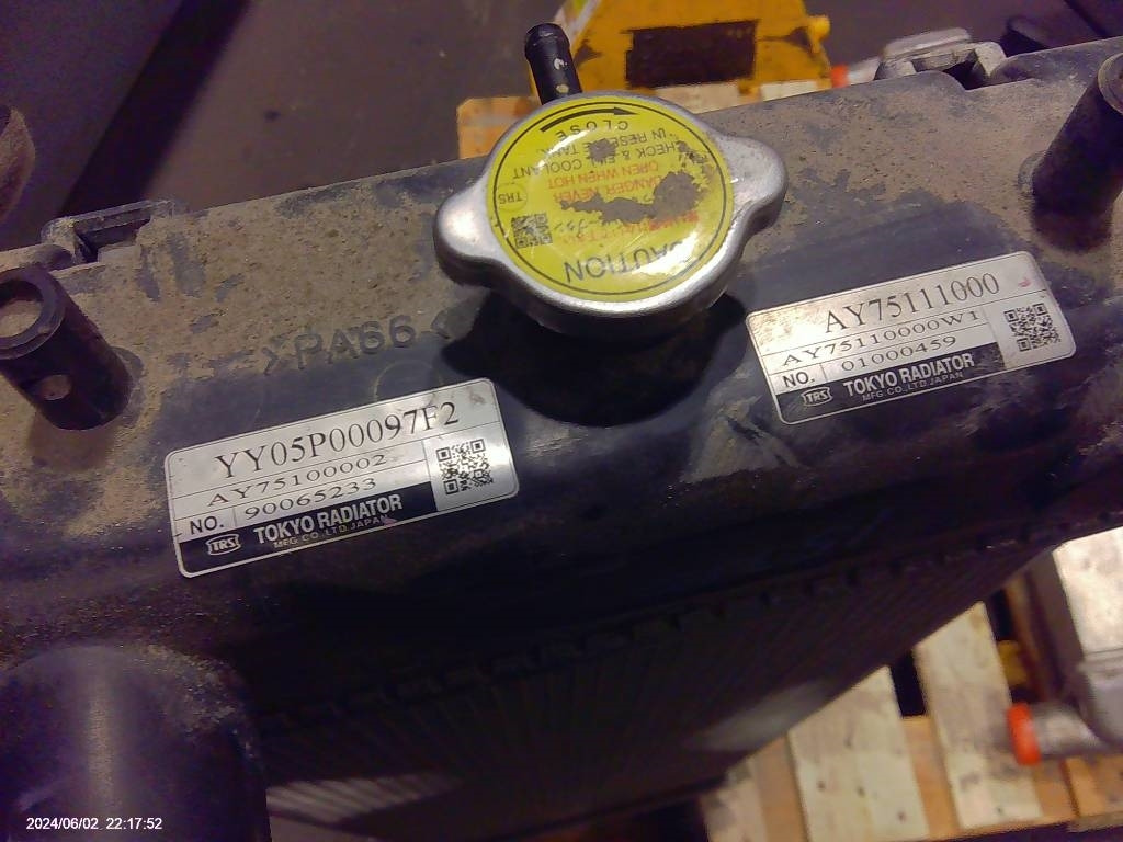 Kobelco SK140 SRLC-7 kylare YY05P00097F2  - Radiator for Construction machinery: picture 3 Kobelco SK140 SRLC-7 kylare YY05P00097F2  - Radiator for Construction machinery: picture 3