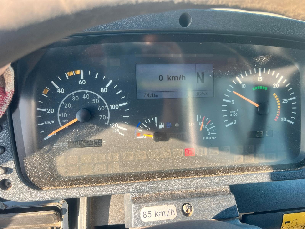 Truck Unimog U500 4x4, Boeschungsmaehwerk Mulag: picture 12