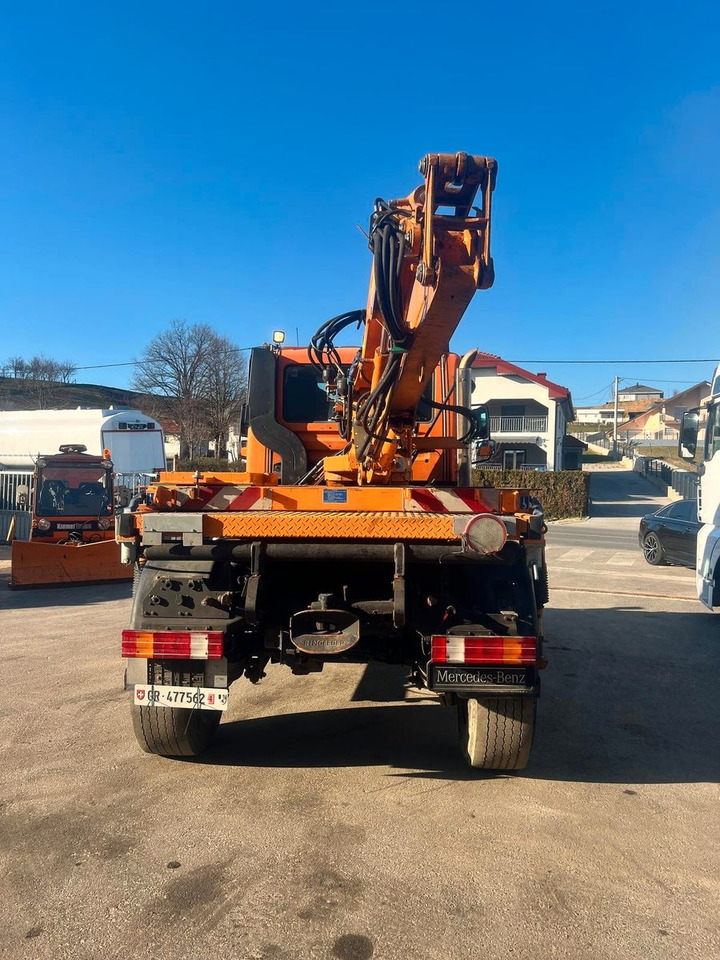 Truck Unimog U500 4x4, Boeschungsmaehwerk Mulag: picture 6