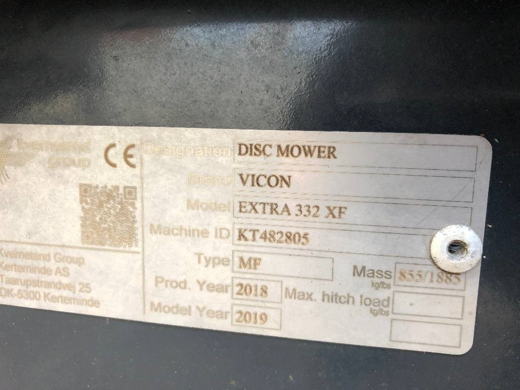 Vicon Extra 332 XF Dismantled: only parts  - Mower: picture 3 Vicon Extra 332 XF Dismantled: only parts  - Mower: picture 3