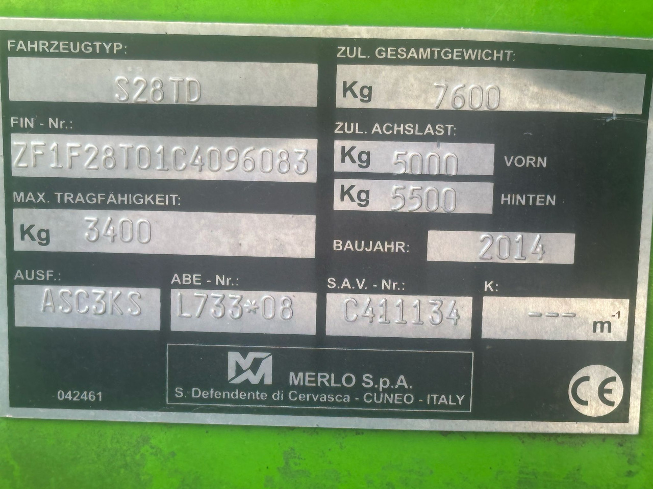 Telescopic handler Merlo 34.7: picture 9