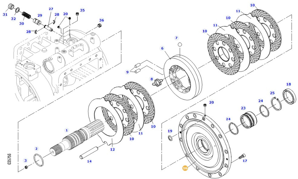 Fendt 414 Vario - tłumik drgań E404100420010 - Spare parts for Agricultural machinery: picture 1 Fendt 414 Vario - tłumik drgań E404100420010 - Spare parts for Agricultural machinery: picture 1