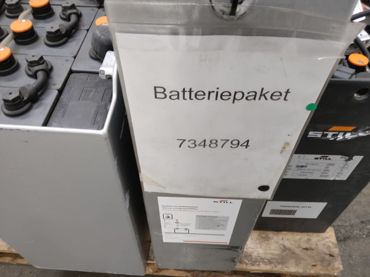 Battery Package - 4 Pcs. - Battery for Material handling equipment: picture 2 Battery Package - 4 Pcs. - Battery for Material handling equipment: picture 2