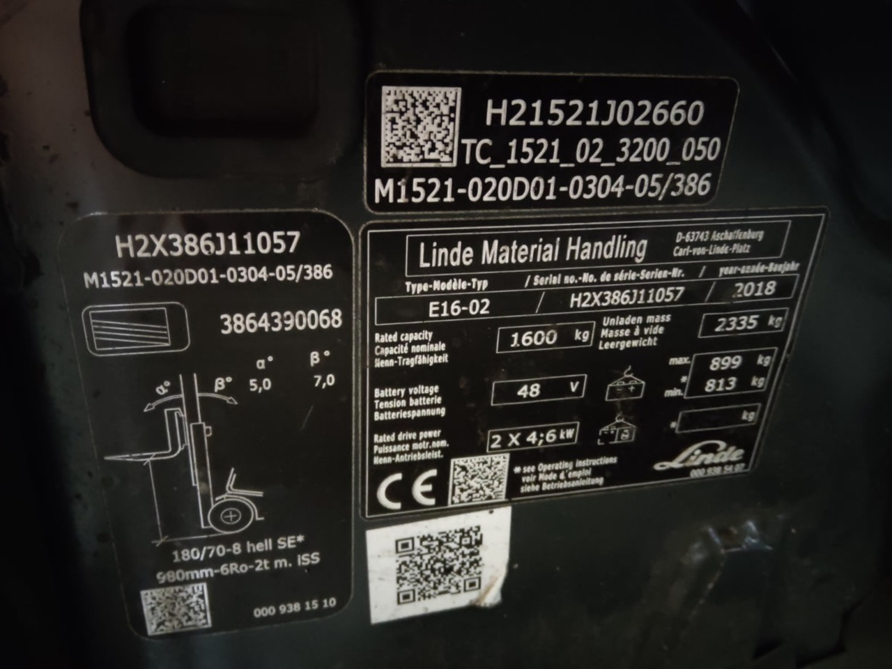 Linde E16-02 - Electric forklift: picture 2 Linde E16-02 - Electric forklift: picture 2