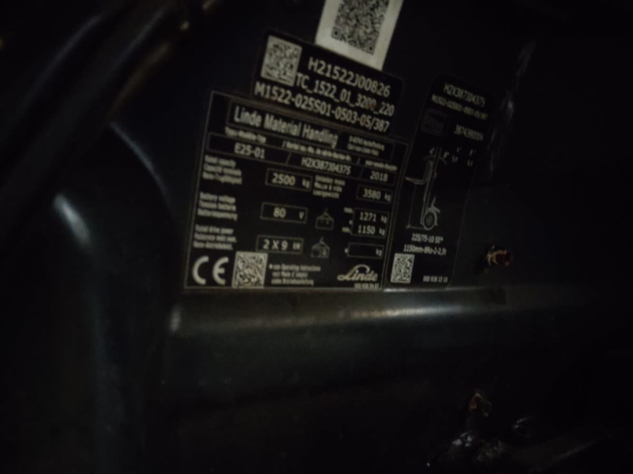 Linde E25-01 - Electric forklift: picture 5 Linde E25-01 - Electric forklift: picture 5