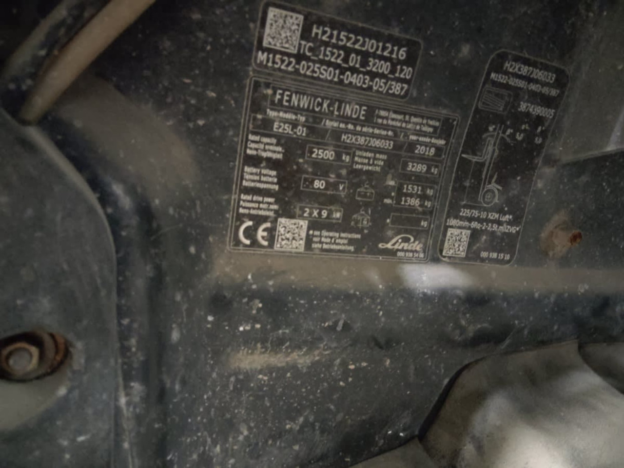 Linde E25L-01 - Electric forklift: picture 5 Linde E25L-01 - Electric forklift: picture 5