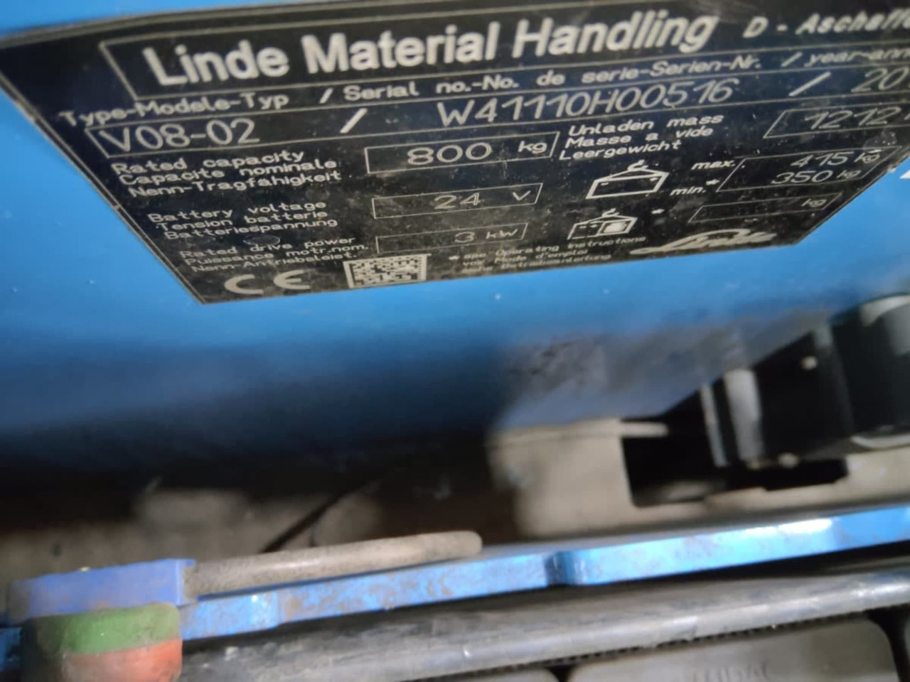 Linde V08-02 - Pallet truck: picture 2 Linde V08-02 - Pallet truck: picture 2