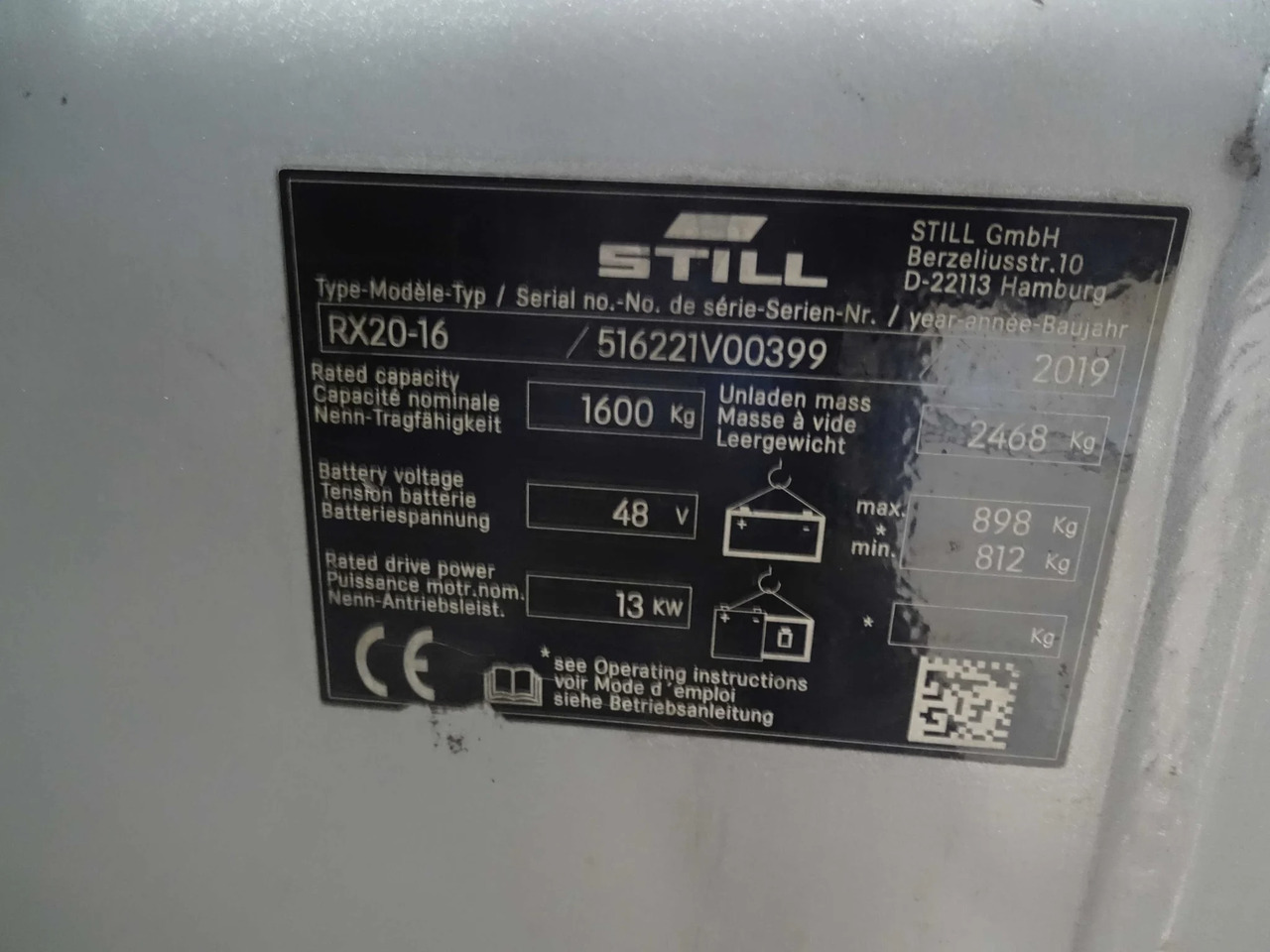 STILL RX20-16 - Electric forklift: picture 2 STILL RX20-16 - Electric forklift: picture 2