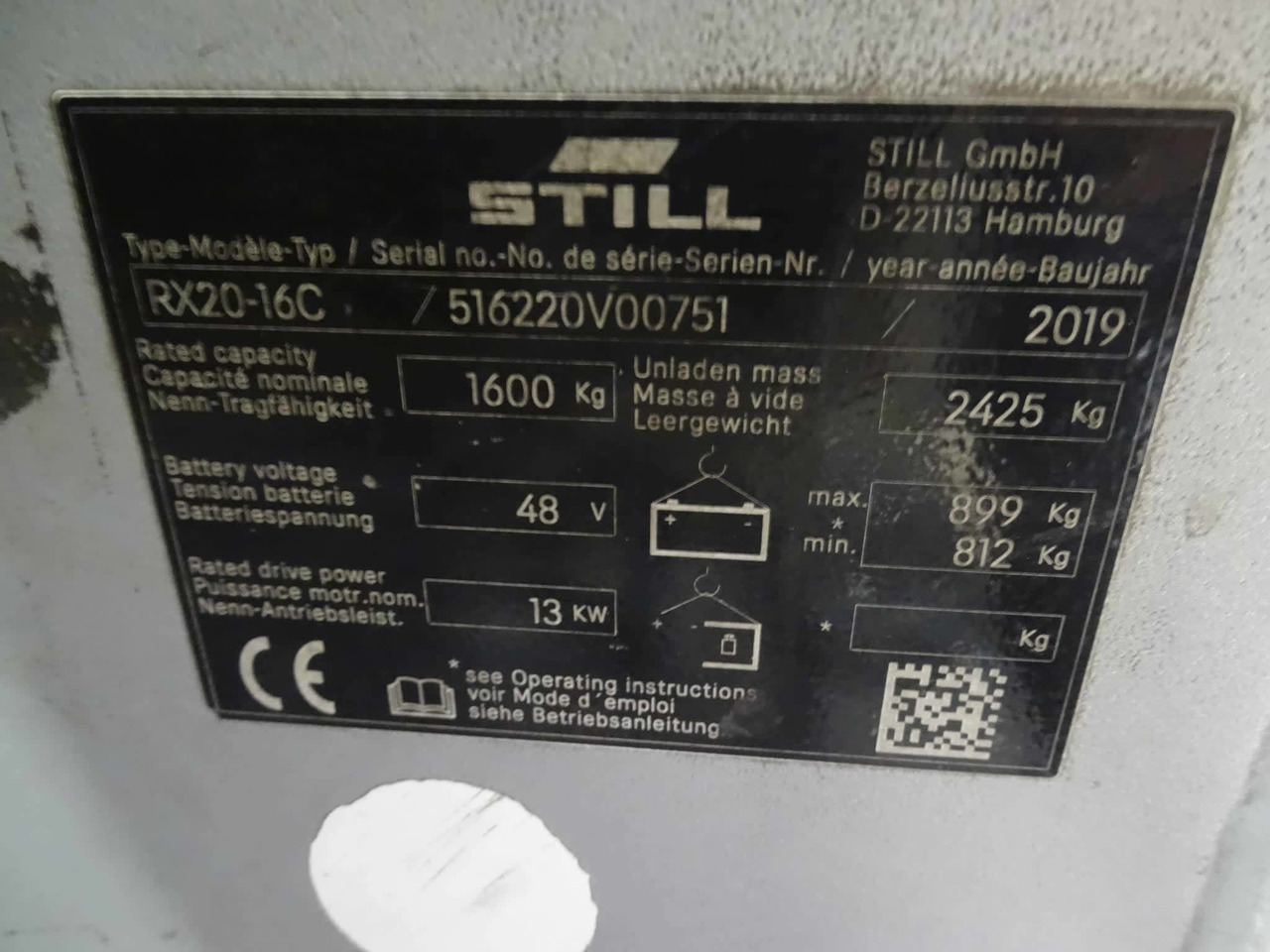 STILL RX20-16C - Electric forklift: picture 2 STILL RX20-16C - Electric forklift: picture 2