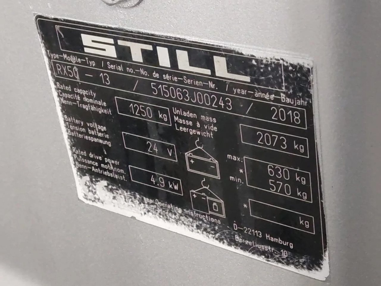 STILL RX50-13 - Electric forklift: picture 2 STILL RX50-13 - Electric forklift: picture 2