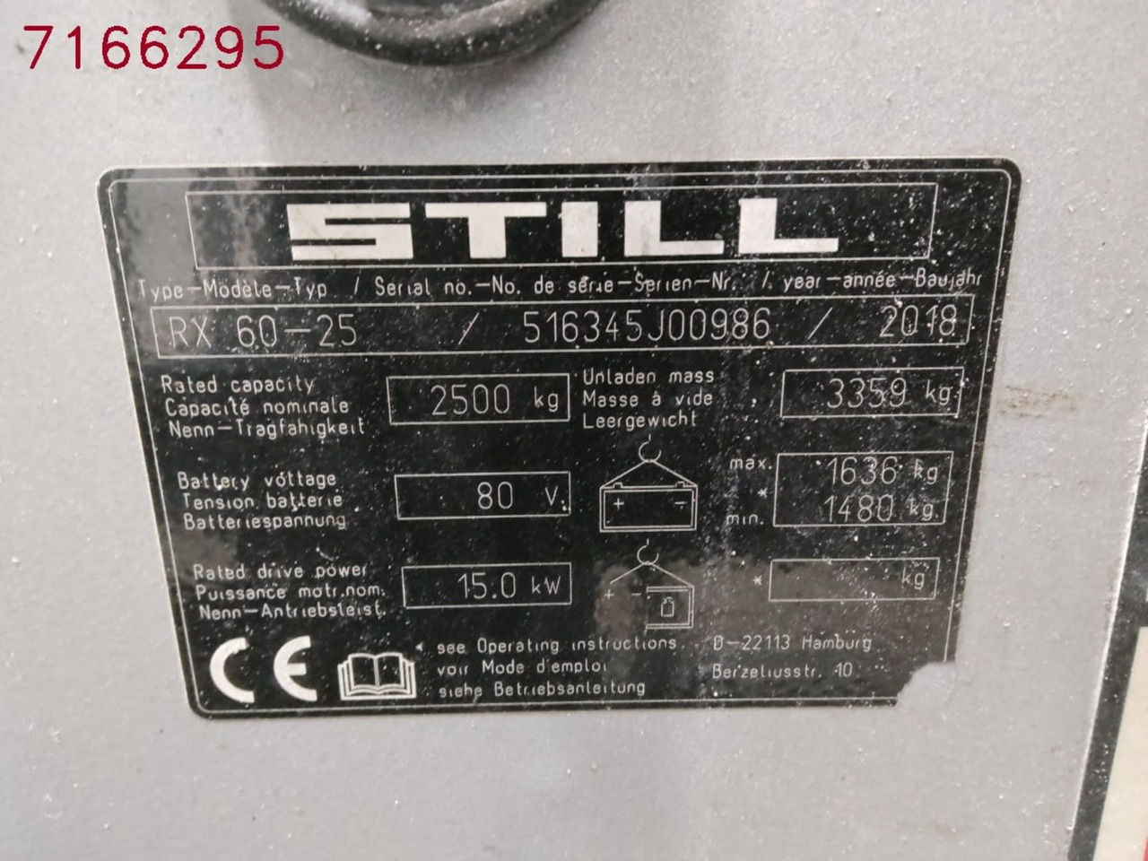 STILL RX60-25 - Electric forklift: picture 2 STILL RX60-25 - Electric forklift: picture 2