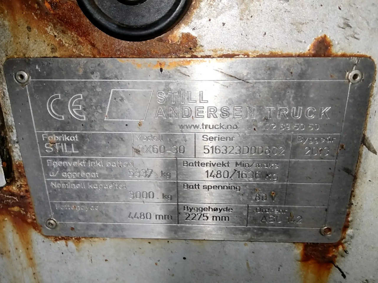 STILL RX60-30 - Electric forklift: picture 3 STILL RX60-30 - Electric forklift: picture 3