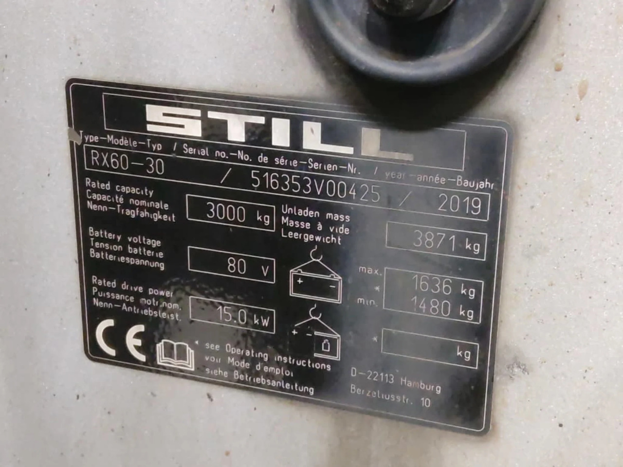 STILL RX60-30 - Electric forklift: picture 5 STILL RX60-30 - Electric forklift: picture 5