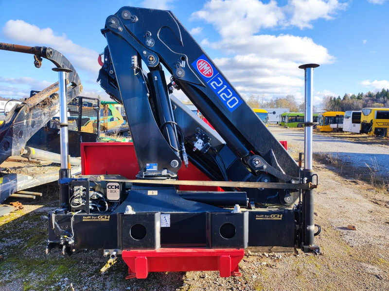 HMF 2120K-RC WITH PLATFORM ALMOST NEW - Loader crane for Truck: picture 2 HMF 2120K-RC WITH PLATFORM ALMOST NEW - Loader crane for Truck: picture 2