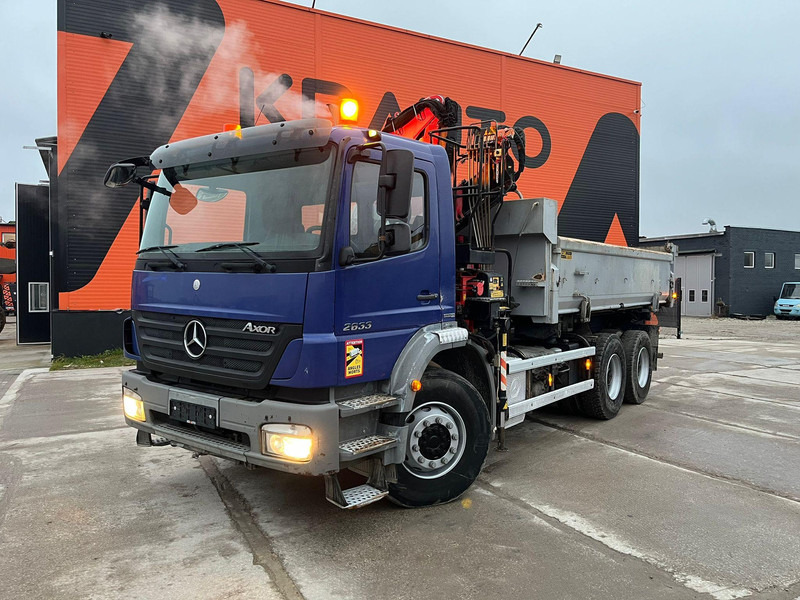 Mercedes-Benz Axor 2633 6x4 FASSI F110AK22 / BOX L=5040 mm - Tipper, Crane truck: picture 2 Mercedes-Benz Axor 2633 6x4 FASSI F110AK22 / BOX L=5040 mm - Tipper, Crane truck: picture 2