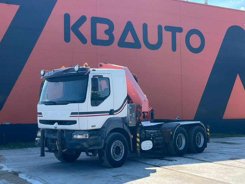 Renault 420 DCI 6x4 PK 32080 / FULL STEEL - Dropside/ Flatbed truck, Crane truck: picture 2 Renault 420 DCI 6x4 PK 32080 / FULL STEEL - Dropside/ Flatbed truck, Crane truck: picture 2