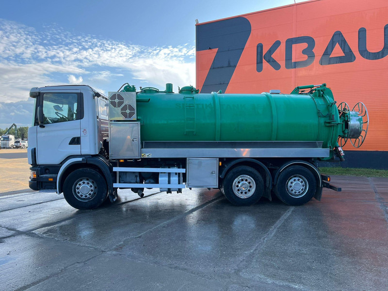 Vacuum truck Scania R 124 6x2*4 TANK 1500 I + 13000 l / VACUUM Moro PM200 year 2015 / PRESSURE Pratissoli 500 bar / 200 l/min: picture 7