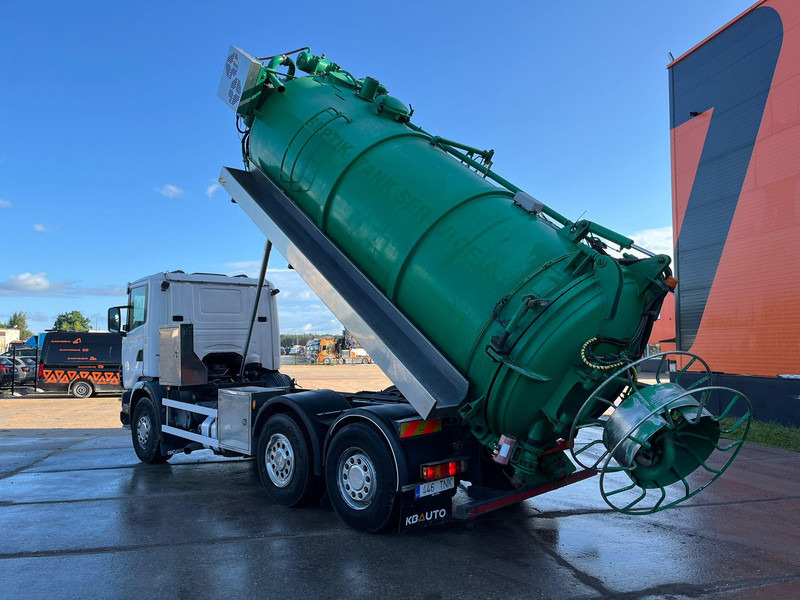 Vacuum truck Scania R 124 6x2*4 TANK 1500 I + 13000 l / VACUUM Moro PM200 year 2015 / PRESSURE Pratissoli 500 bar / 200 l/min: picture 9