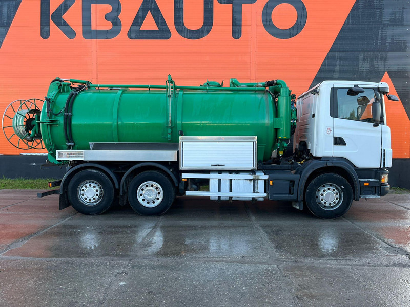 Scania R 124 6x2*4 TANK 1500 I + 13000 l / VACUUM Moro PM200 year 2015 / PRESSURE Pratissoli 500 bar / 200 l/min - Vacuum truck: picture 3 Scania R 124 6x2*4 TANK 1500 I + 13000 l / VACUUM Moro PM200 year 2015 / PRESSURE Pratissoli 500 bar / 200 l/min - Vacuum truck: picture 3