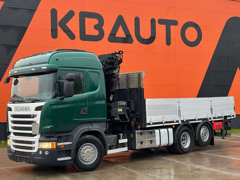 Scania R 410 6x2 HIAB 322EP-5 HIPRO / PLATFORM L=6131 mm - Dropside/ Flatbed truck, Crane truck: picture 2 Scania R 410 6x2 HIAB 322EP-5 HIPRO / PLATFORM L=6131 mm - Dropside/ Flatbed truck, Crane truck: picture 2