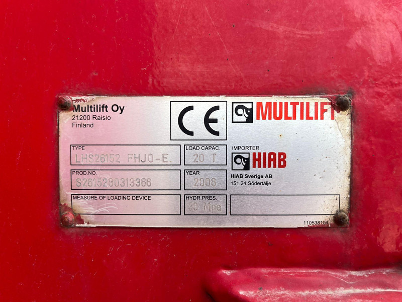 Hook lift truck Scania R 480 6x2 HIAB 20 ton / L=5200 mm: picture 14