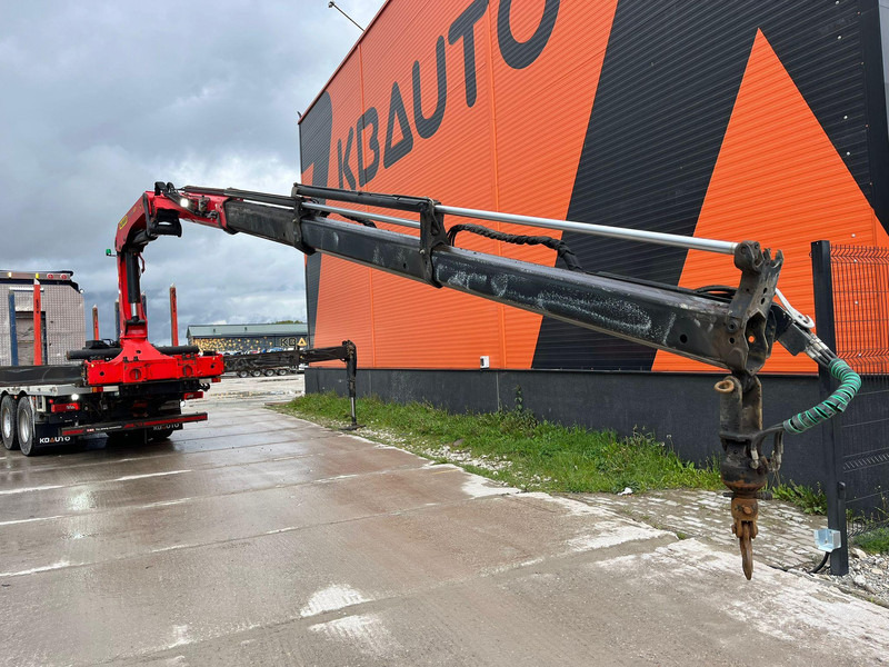 Dropside/ Flatbed truck, Crane truck Scania R 650 6x4 PK24001 / PLATFORM L=6800 mm: picture 11