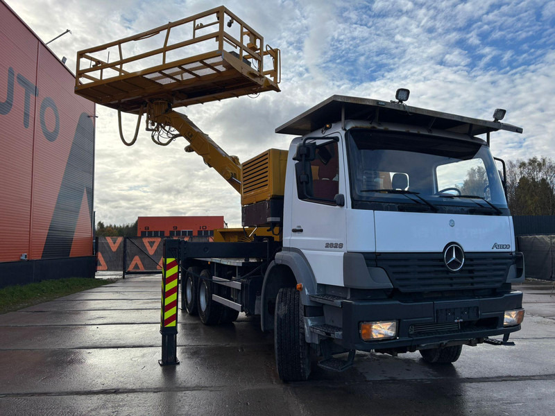 Truck, Crane truck Mercedes-Benz Atego 2628 6x4 AMV ARBPL.10.5M / boom 10.5 m / 1000 kg / 7912 hours - KAESER M76 / 2700 l/min: picture 11