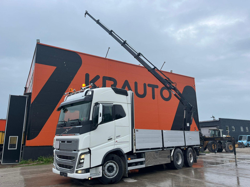 Volvo FH 16 600 6x2*4 HIAB 166E-5 HIPRO / PLATFORM L=6309 mm - Dropside/ Flatbed truck, Crane truck: picture 1 Volvo FH 16 600 6x2*4 HIAB 166E-5 HIPRO / PLATFORM L=6309 mm - Dropside/ Flatbed truck, Crane truck: picture 1