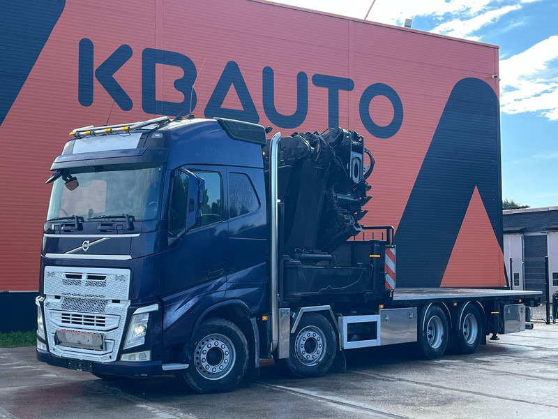 Volvo FH 500 8x4 EFFER 1405 6s + JIB + WINCH / PLATFORM EXTENDABLE L=6206 - 8226mm - Dropside/ Flatbed truck, Crane truck: picture 2 Volvo FH 500 8x4 EFFER 1405 6s + JIB + WINCH / PLATFORM EXTENDABLE L=6206 - 8226mm - Dropside/ Flatbed truck, Crane truck: picture 2