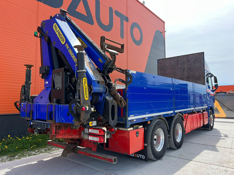 Dropside/ Flatbed truck, Crane truck Volvo FH 540 6x4 PK26002 + JIB / PLATFORM L=6424 mm: picture 6