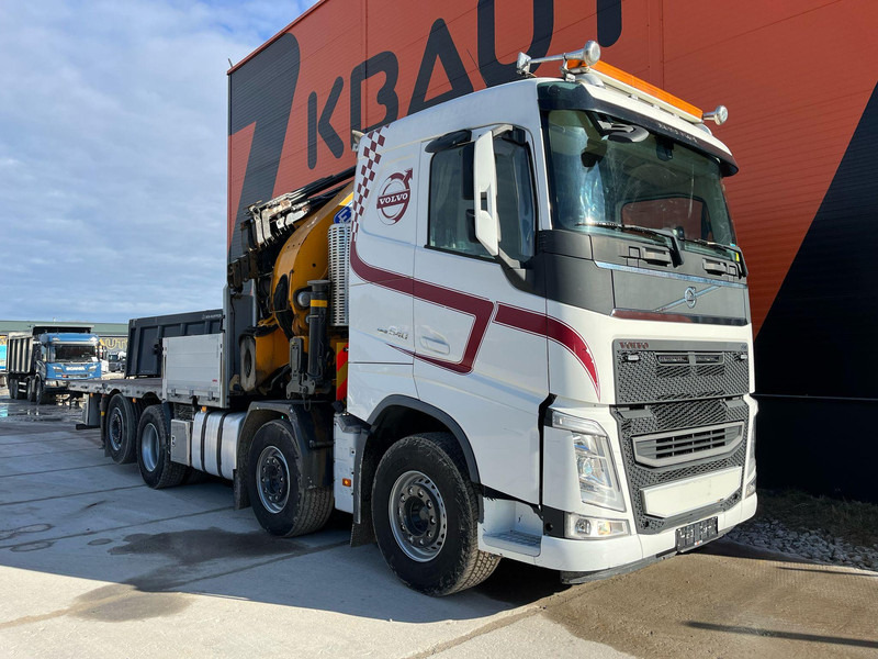 Volvo FH 540 8x2*6 EFFER 685/6S + JIB + WINCH / PLATFORM 6072-7081 mm EXTENDABLE - Dropside/ Flatbed truck, Crane truck: picture 4 Volvo FH 540 8x2*6 EFFER 685/6S + JIB + WINCH / PLATFORM 6072-7081 mm EXTENDABLE - Dropside/ Flatbed truck, Crane truck: picture 4