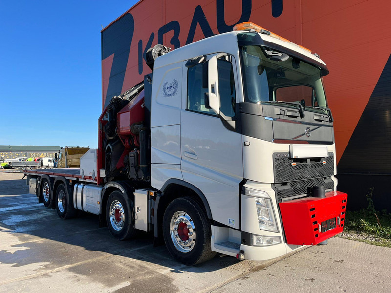 Volvo FH 540 8x2*6 HMF 8520 K6 + JIB + WINCH / PLATFORM L=6359 mm - Dropside/ Flatbed truck, Crane truck: picture 4 Volvo FH 540 8x2*6 HMF 8520 K6 + JIB + WINCH / PLATFORM L=6359 mm - Dropside/ Flatbed truck, Crane truck: picture 4