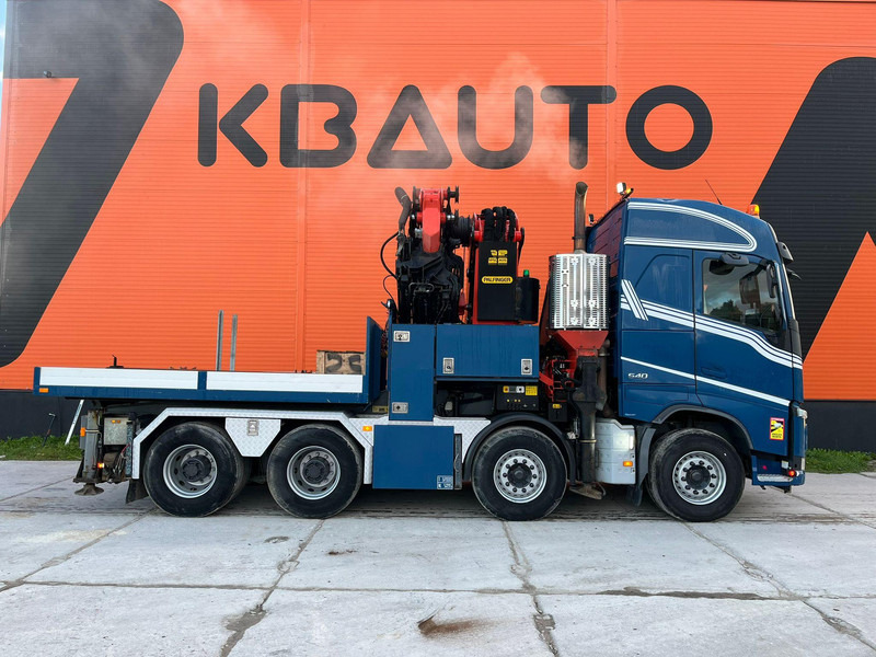 Dropside/ Flatbed truck, Crane truck Volvo FH 540 8x4 PK110002 + JIB + WINCH / COMBI / PLATFORM L=3662 mm: picture 5